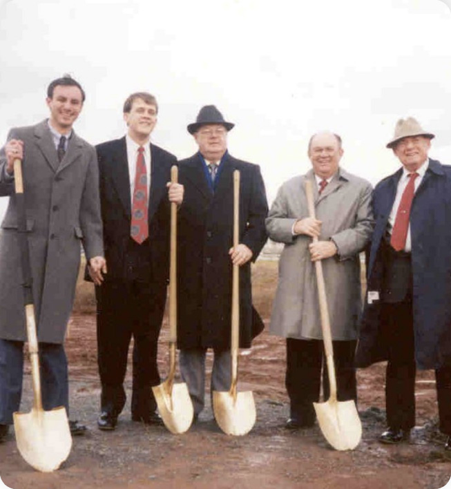 Old Church Picture of Groundbreaking 