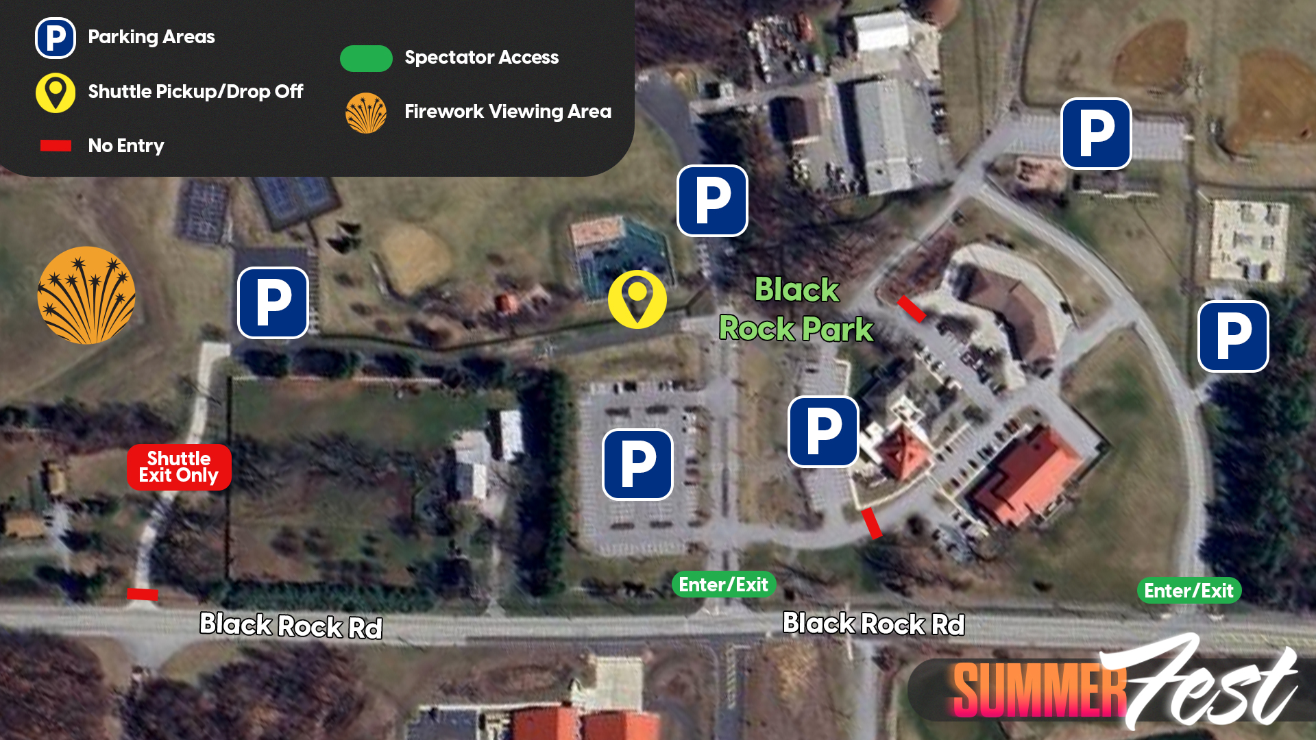 2025 Summer Fest Maps - NO QUEST PARKING